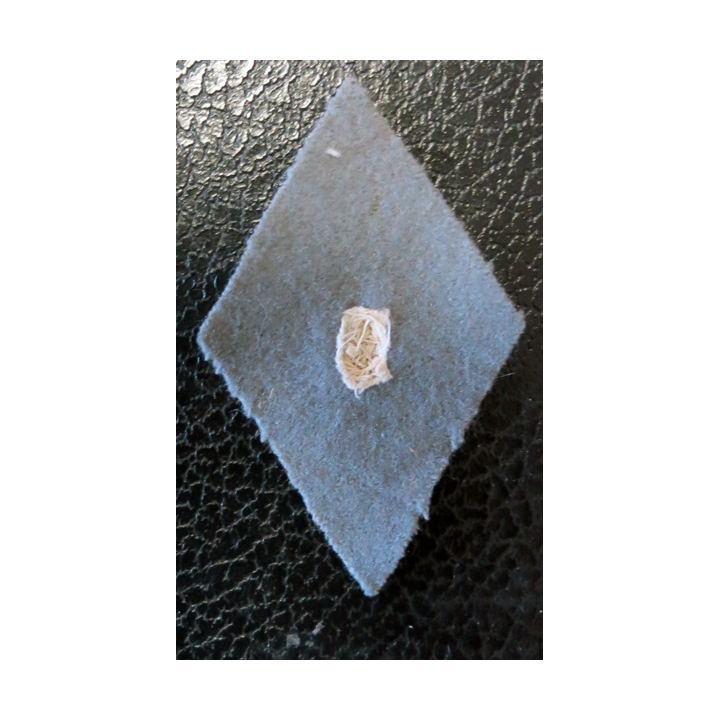 LOSANGE DE BRAS MODÈLE 45 : écusson d'officier de la section des commis ouvriers militaires d'administration période AFN,