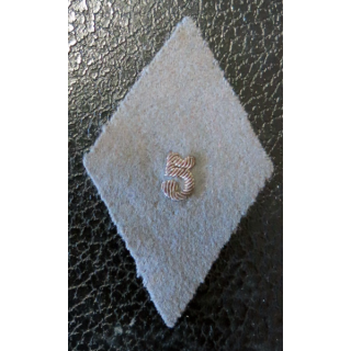 LOSANGE DE BRAS MODÈLE 45 : écusson d'officier de la section des commis ouvriers militaires d'administration période AFN,