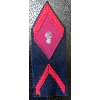 LOSANGE DE BRAS MODÈLE 45 : soldat de 1° classe du service de santé des armées année 1955 coté gauche et droit,