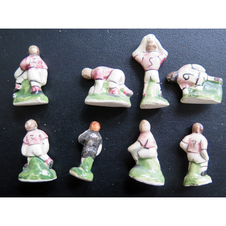 Lot de 9 fèves Footballeurs