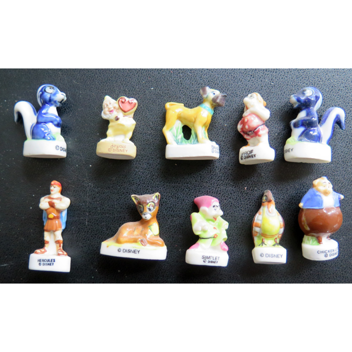 Lot de 10 fèves Disney
