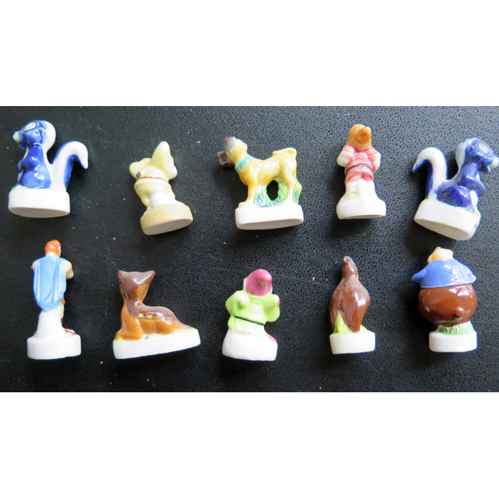 Lot de 10 fèves Disney
