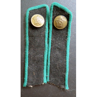 URSS : paire d'épaulettes des chemins de fer soviétiques pour capote