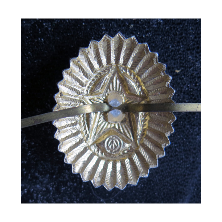 URSS : insigne de casquette de gardien de la Police soviétique