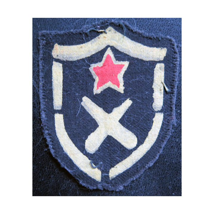 URSS : vieil insigne tissu des jeux militaires Zarnitsya soviétique