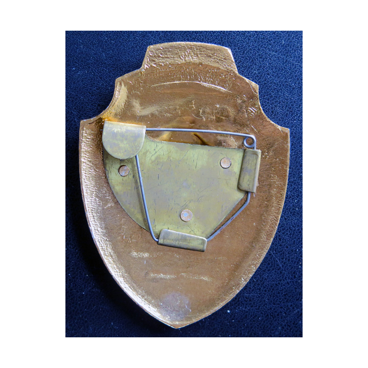 URSS : insigne de casquette de gardien de la Police soviétique