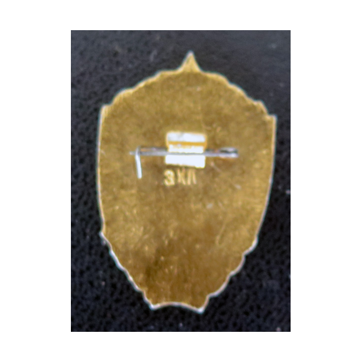 URSS : insigne métallique de jeune et brillant élève en défense sanitaire