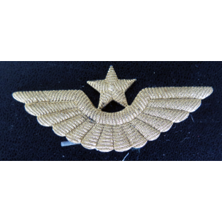 URSS : insigne métallique de casquette d'aviation soviétique
