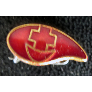 URSS : pin's métallique de donneur de sang