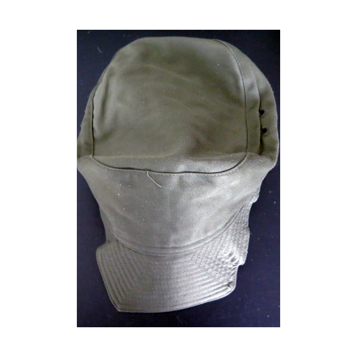 Casquette française vert armé de taille 58 Sonorco Saint James 1973 bout carré