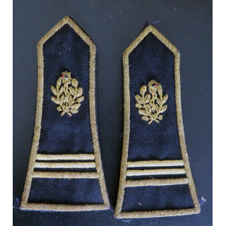 Paire d'épaulettes en cannetille de Capitaine médecin pour tenue de gala spencer