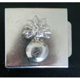 Boucle de ceinturon de gendarmerie en métal chromé argenté