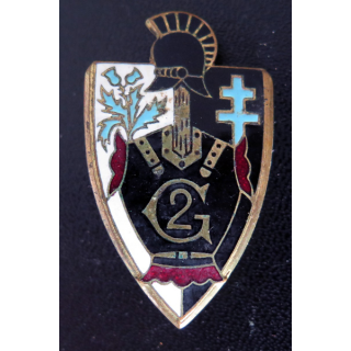 2° régiment du génie de fabrication Drago Paris H. 330 en émail