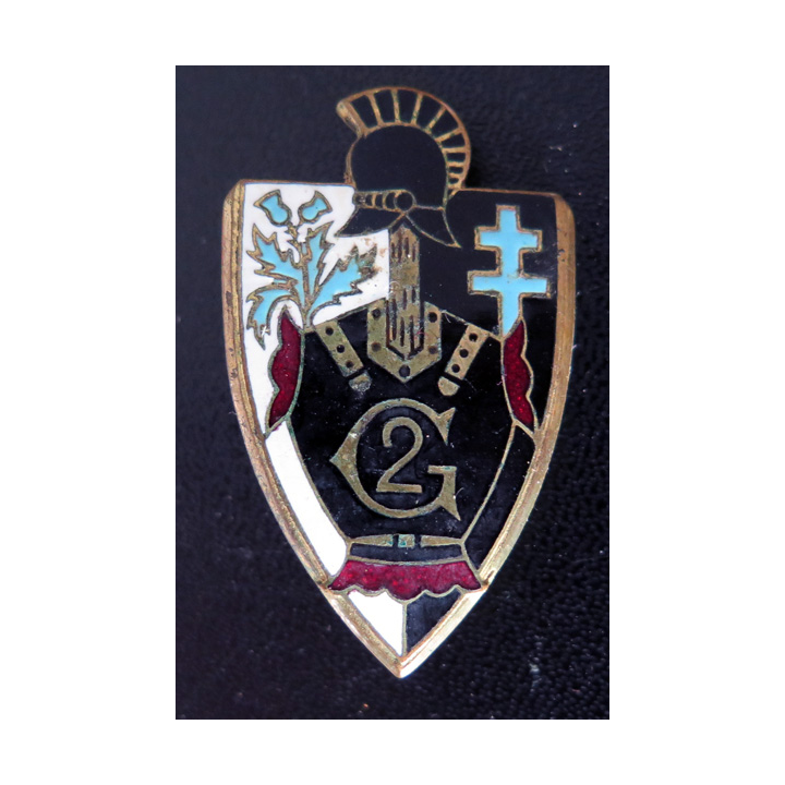 2° régiment du génie de fabrication Drago Paris H. 330 en émail