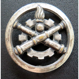 Insigne de béret du matériel argenté fabrication Beraudy-Vaure