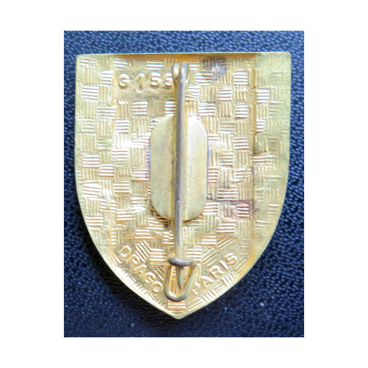 126° RI : insigne métallique du 126° régiment d'infanterie  de fabrication Drago Paris G. 1557