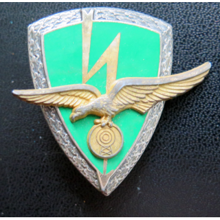 ET 803 : Insigne de l'escadron de transmissions 803 de fabrication Drago Noisiel