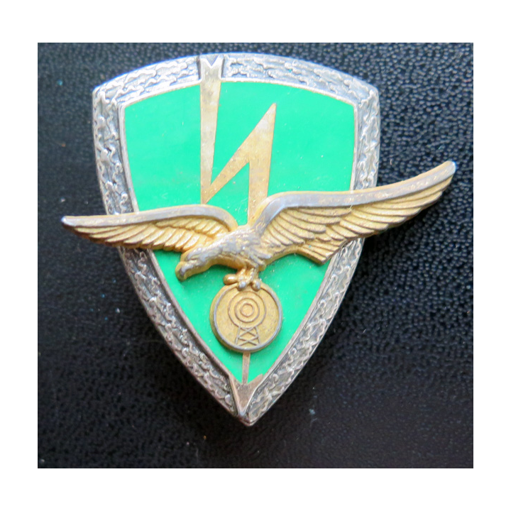 ET 803 : Insigne de l'escadron de transmissions 803 de fabrication Drago Noisiel