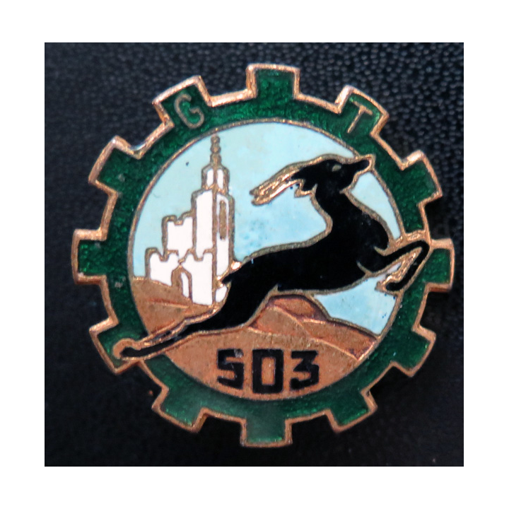 Insigne métallique du 503° régiment du train G. 2635