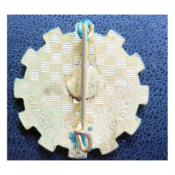 503° GT : 503° groupe de transport du train de fabrication Drago Paris en émail diamètre 3,1 cm