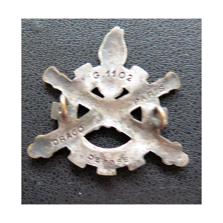 Insigne métallique du service du Matériel  Drago Paris Déposé G. 1102