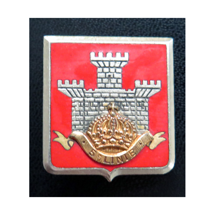 5° RL : 5) régiment de ligne belge Drago Paris en émail
