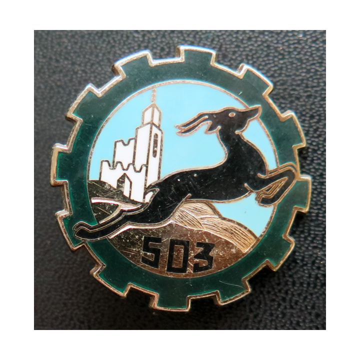 503° RT : 503° régiment du train de fabrication Drago Paris G. 2635 36 mm