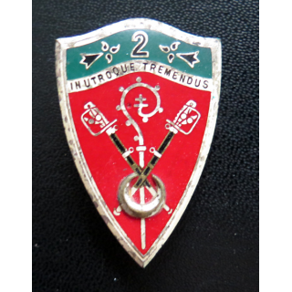 insigne du 2° régiment de chasseurs de fabrication Drago G. 2263
