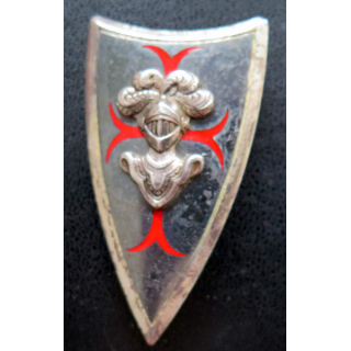 1-11° RC : insigne métallique du CIABC  1-11° régiment de cuirassiers de fabrication Drago Paris G. 1919