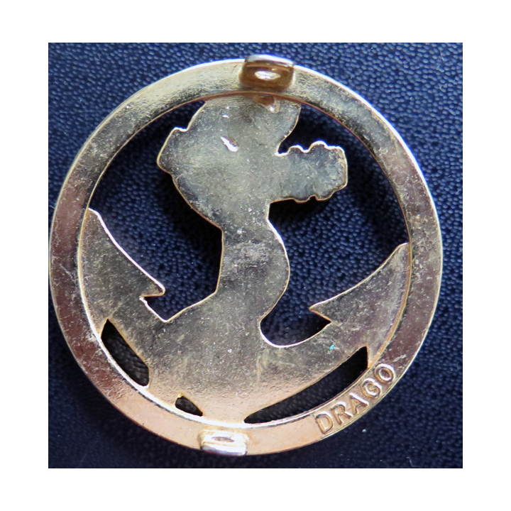 Insigne de béret des Troupes de Marine Fabrication Drago