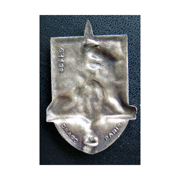 51° RI : insigne du 51° régiment d'infanterie Drago  Paris G. 1138 en émail