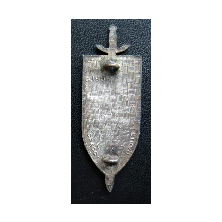 ESAM : insigne métallique de l' école supérieure et d’application du Matériel Drago  G. 1805