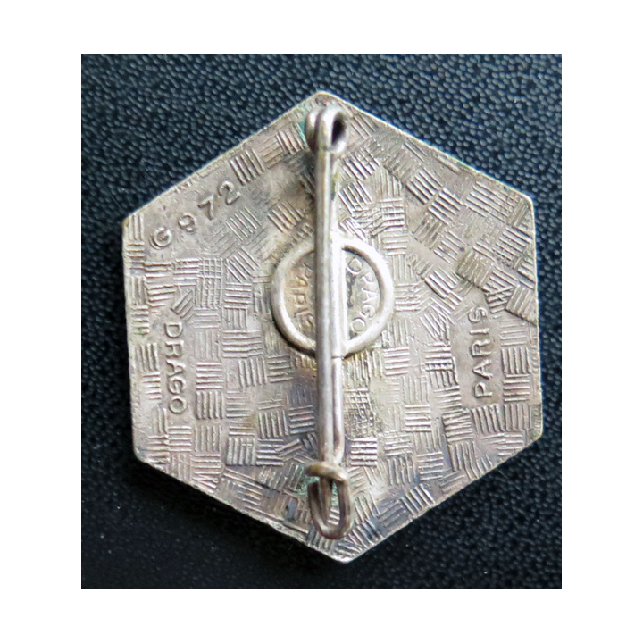 EAT : Insigne métallique de L'Ecole d'Aplication du Train DRAGO PARIS G. 972 en émail