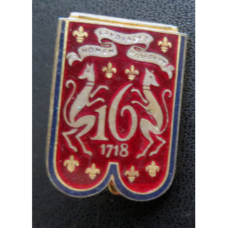 Insigne du 16° régiment de dragons de fabrication Drago Paris