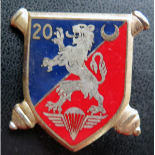 Insigne du 20° régiment d'artillerie de fabrication Drago 1999 20° RA