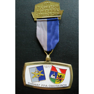DIRMAT FFA : Médaille Volksmarch 1977 Direction de l'inspection régionale du matériel des FFA OBERKIRCH