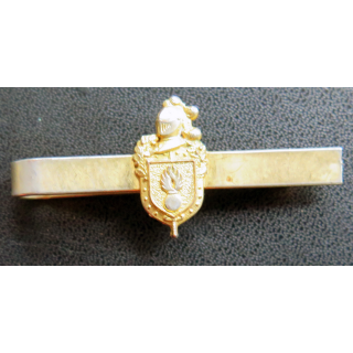GENDARMERIE : Pince à cravate dorée grenade épaisse