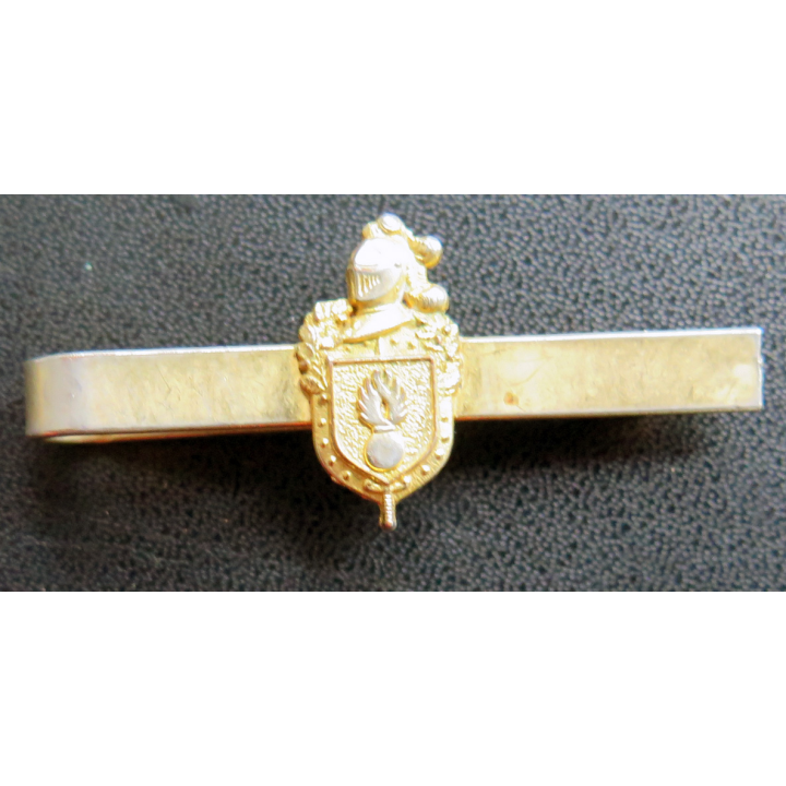 GENDARMERIE : Pince à cravate dorée grenade épaisse