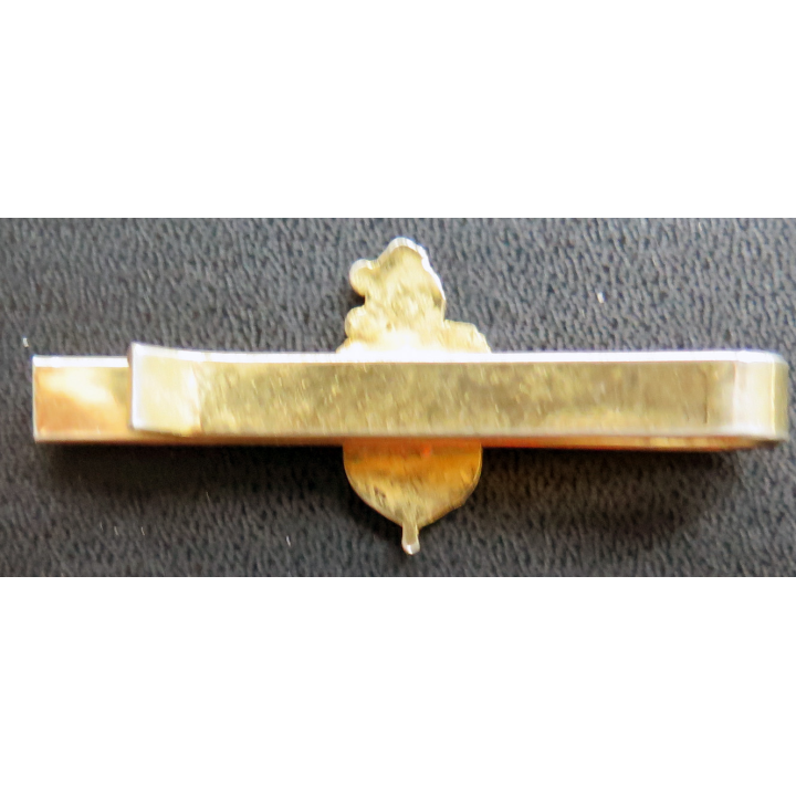 GENDARMERIE : Pince à cravate dorée grenade épaisse