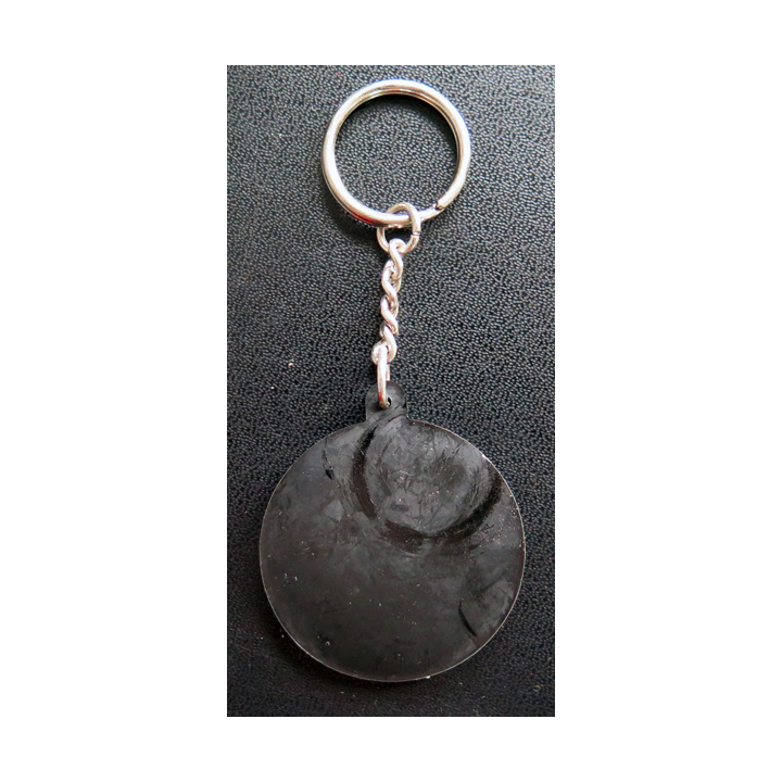 SPAHIS : Porte clefs Daguet Arabie saoudite en caoutchouc 4 cm de diamètre