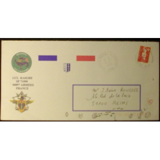 ENVELOPPE DIVISION SALAMANDRE (BUREAU POSTAL MILITAIRE 658)