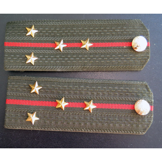 RUSSIE : paire d'épaulettes de Capitaine des Forces terrestres