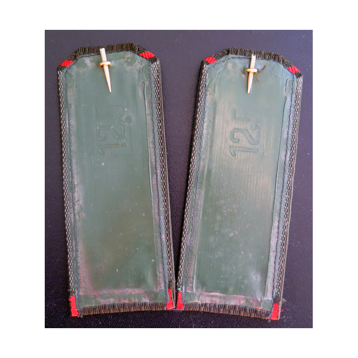 RUSSIE : paire d'épaulettes de soldat des Forces terrestres