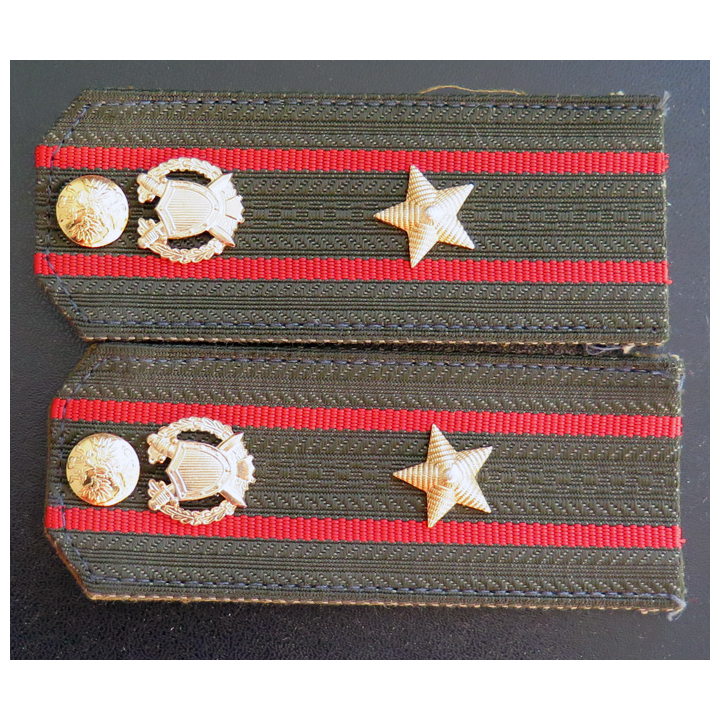 RUSSIE : paire d'épaulettes de Major 5commandant) de la justice militaire