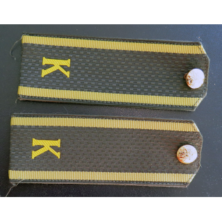 RUSSIE : paire d'épaulettes d'élève Officier en école