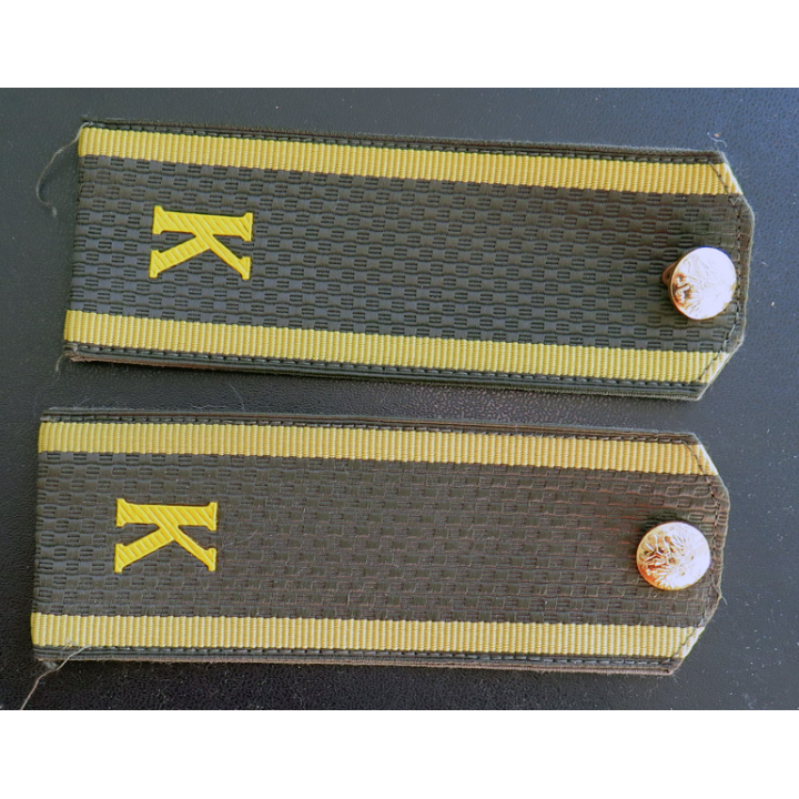 RUSSIE : paire d'épaulettes d'élève Officier en école