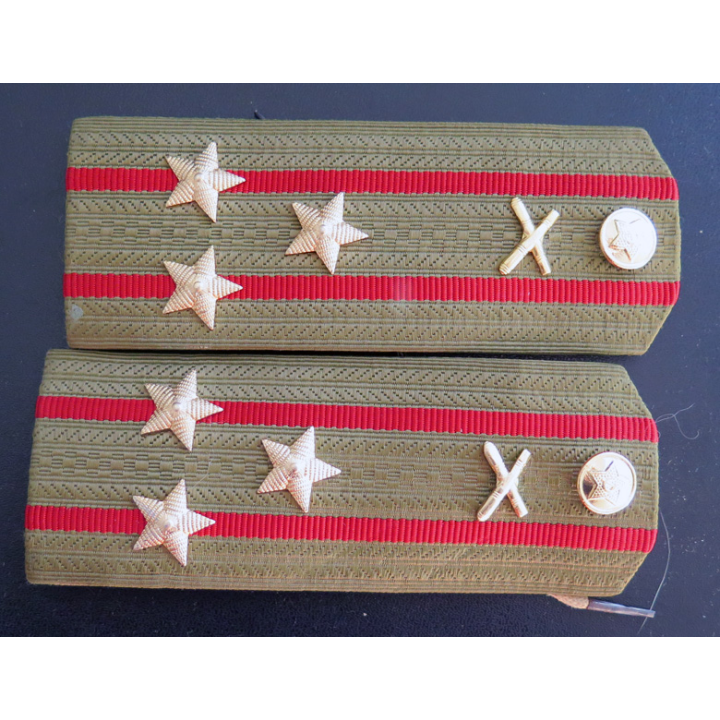 URSS : paire d'épaulettes de Colonel de l'Artillerie