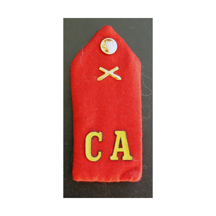 URSS : épaulette de "quillard" soldat de l'Artillerie (avec variantes)