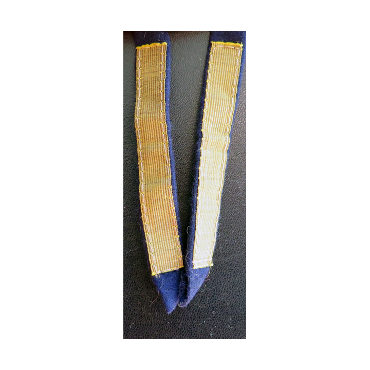 URSS : paire de galons dorés de Lieutenant junior de la Marine