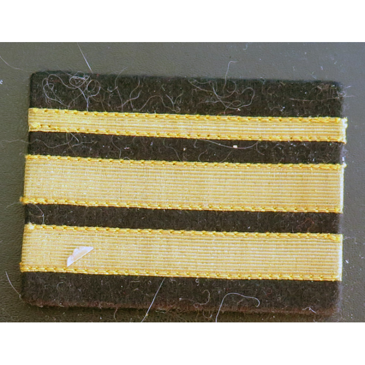 URSS : paire de galons dorés de Capitaine de la marine soviétique